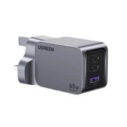 Ugreen Nexode Pro 65W 3-Port Gan Fast Charger Uk Gray